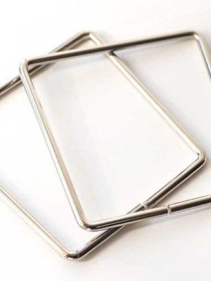 14 CM METAL KARE ÇANTA SAPI