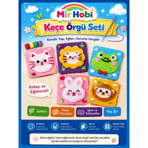 KEÇE ÖRGÜ SETİ (1  ADET)